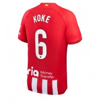 Atletico Madrid Koke #6 Replica Home Shirt 2023-24 Short Sleeve